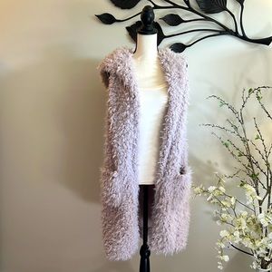 Lavender Hooded Vest
